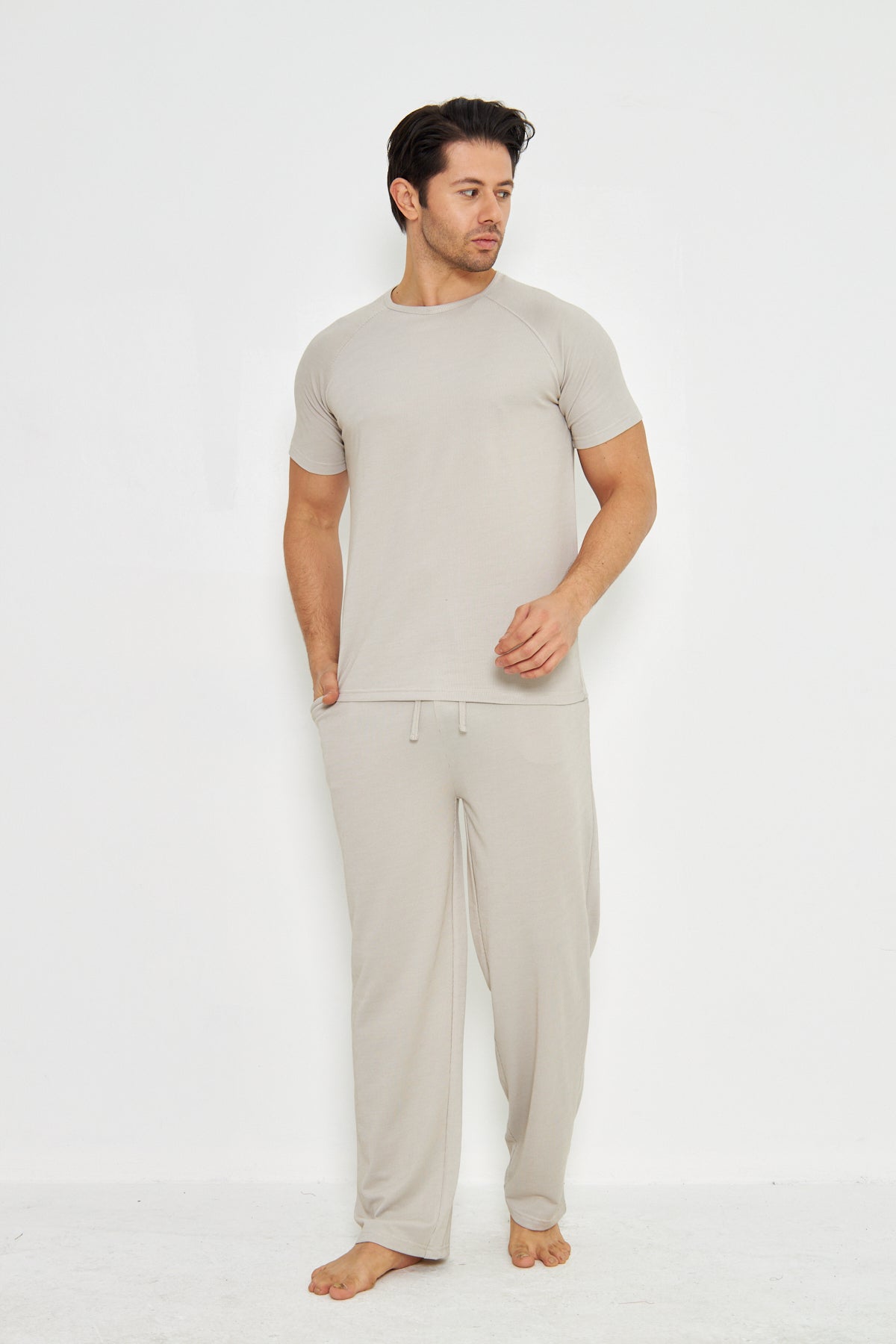 Men's Nightwear Set - Cloud Grey